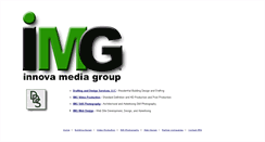 Desktop Screenshot of innovamediagroup.com